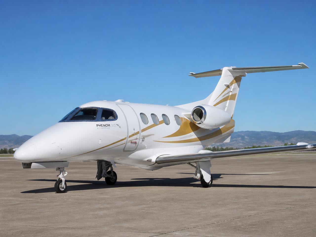 Embraer Phenom 100 very light jet on the ramp